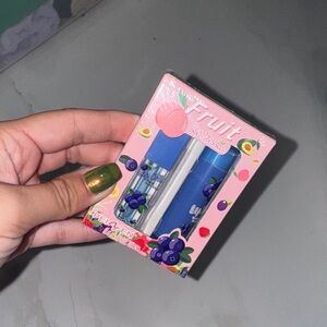 Fruit Lip Balm Set - Blue and White